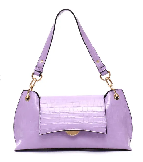 Burdett  Vegan Lilac Handbag
