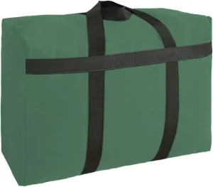 Canvas Extra Large Storage Bags Duffle Bags Organizer Bags for Space Saving Moving Storage (180L, Green)