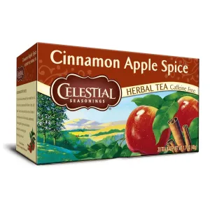 Celestial Tea Cinnamon Apple Spice X 20 Tea Bags (Pack of 6)