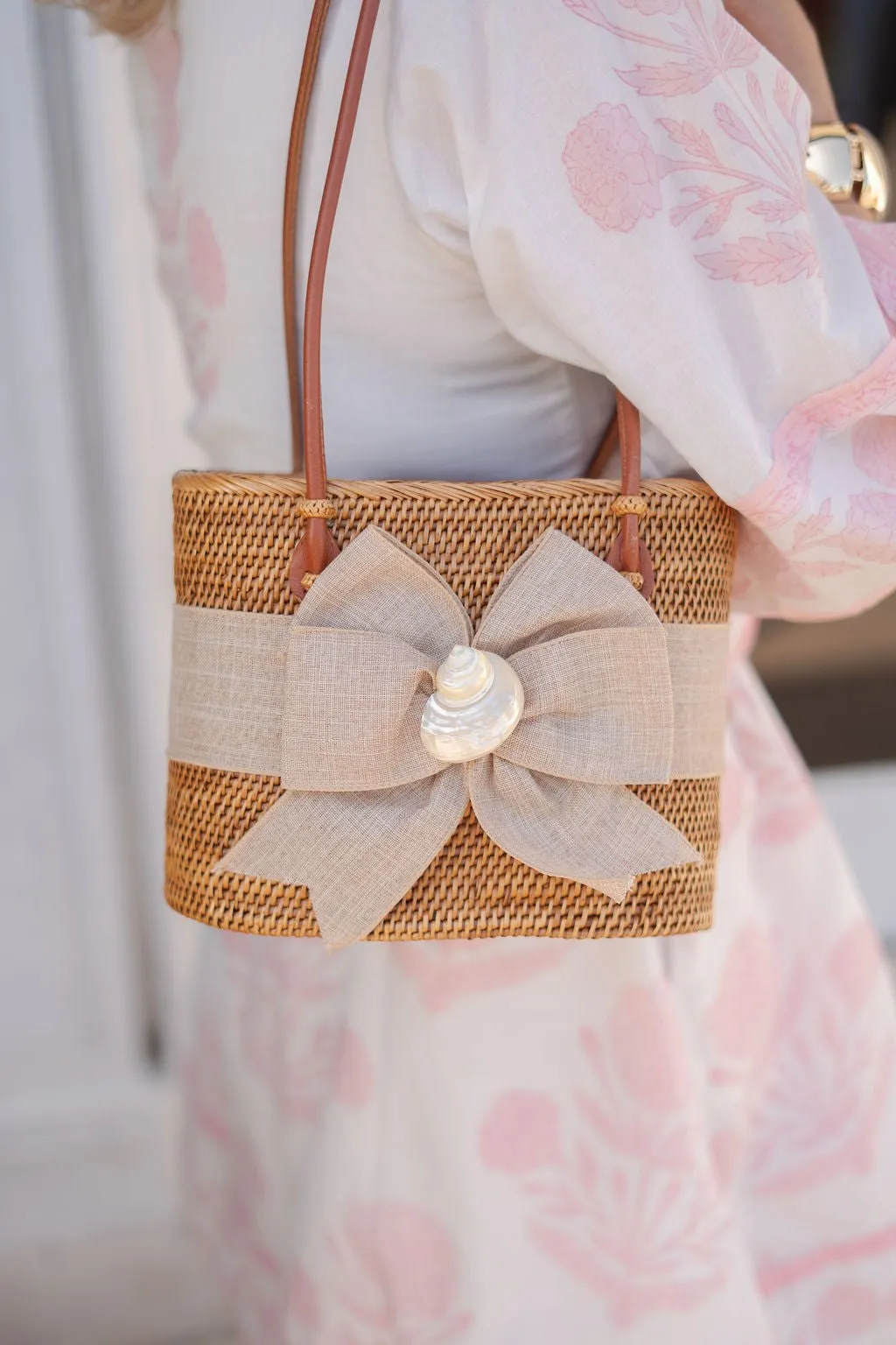 Charlotte Natural - Medium - Fluffy Bow