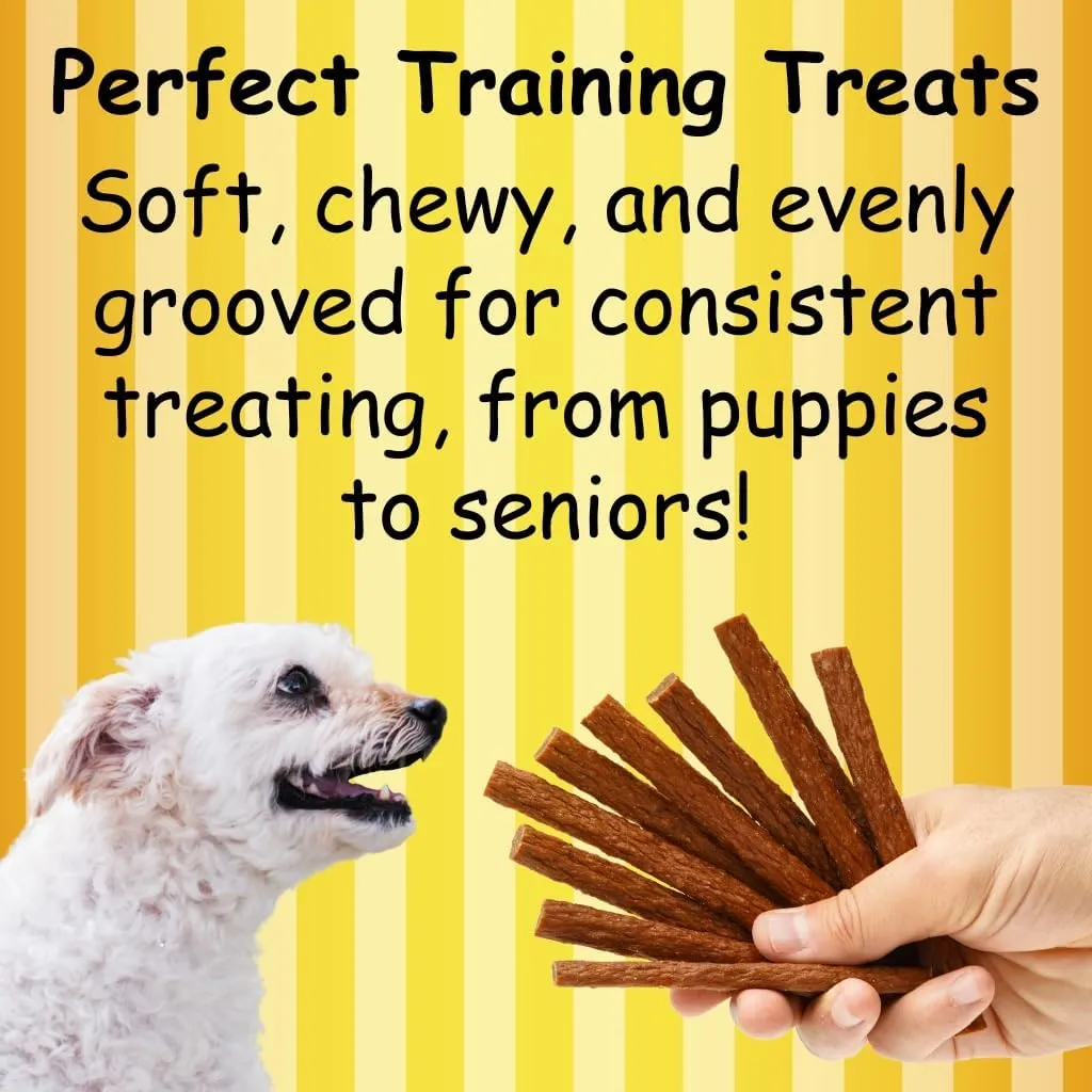 Chicken, Turkey, and Beef with Sweet Potato Dog Treats, Soft Jerky for Small and Large Breeds, Naturally Healthy, Made in The USA, 3-Pack of 5 oz Bags (15 oz Total)