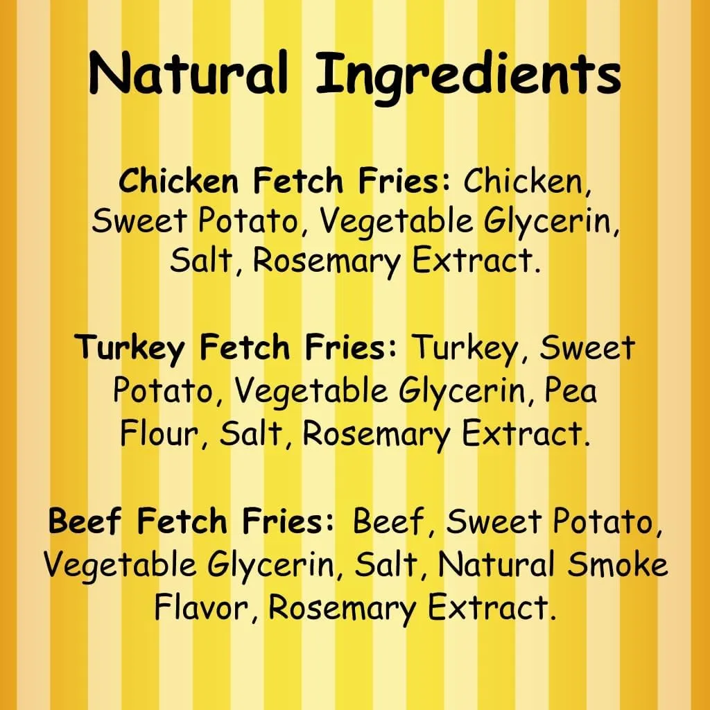 Chicken, Turkey, and Beef with Sweet Potato Dog Treats, Soft Jerky for Small and Large Breeds, Naturally Healthy, Made in The USA, 3-Pack of 5 oz Bags (15 oz Total)