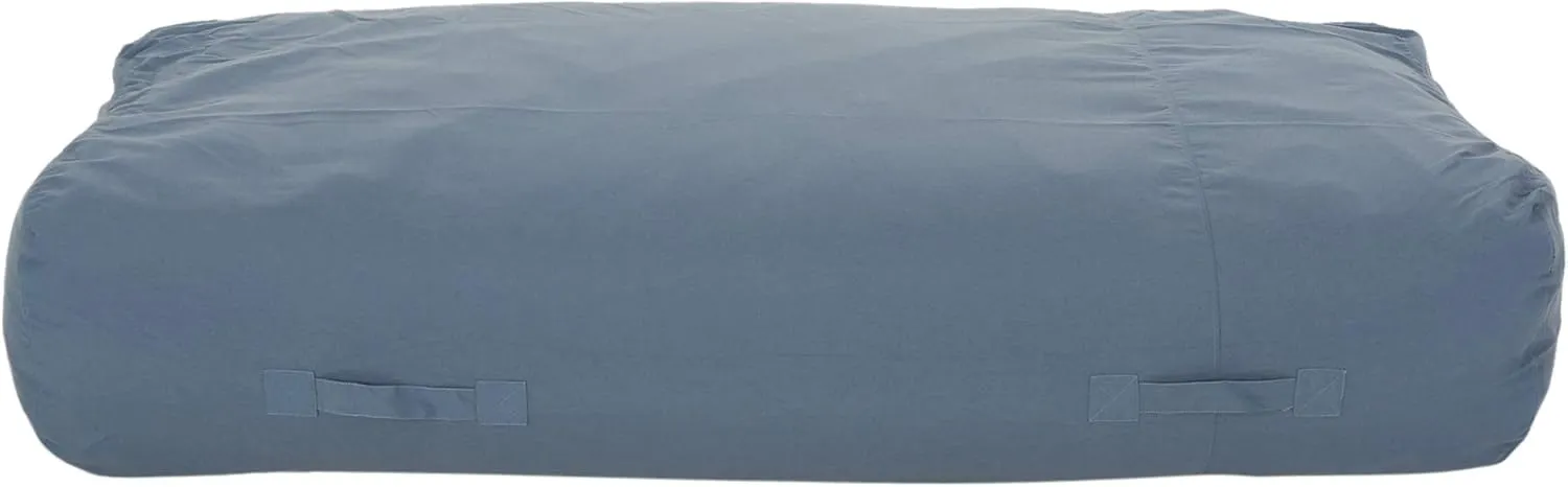 Christopher Knight Home Judith Indoor Water Resistant 6'x3' Lounger Bean Bag, Blue
