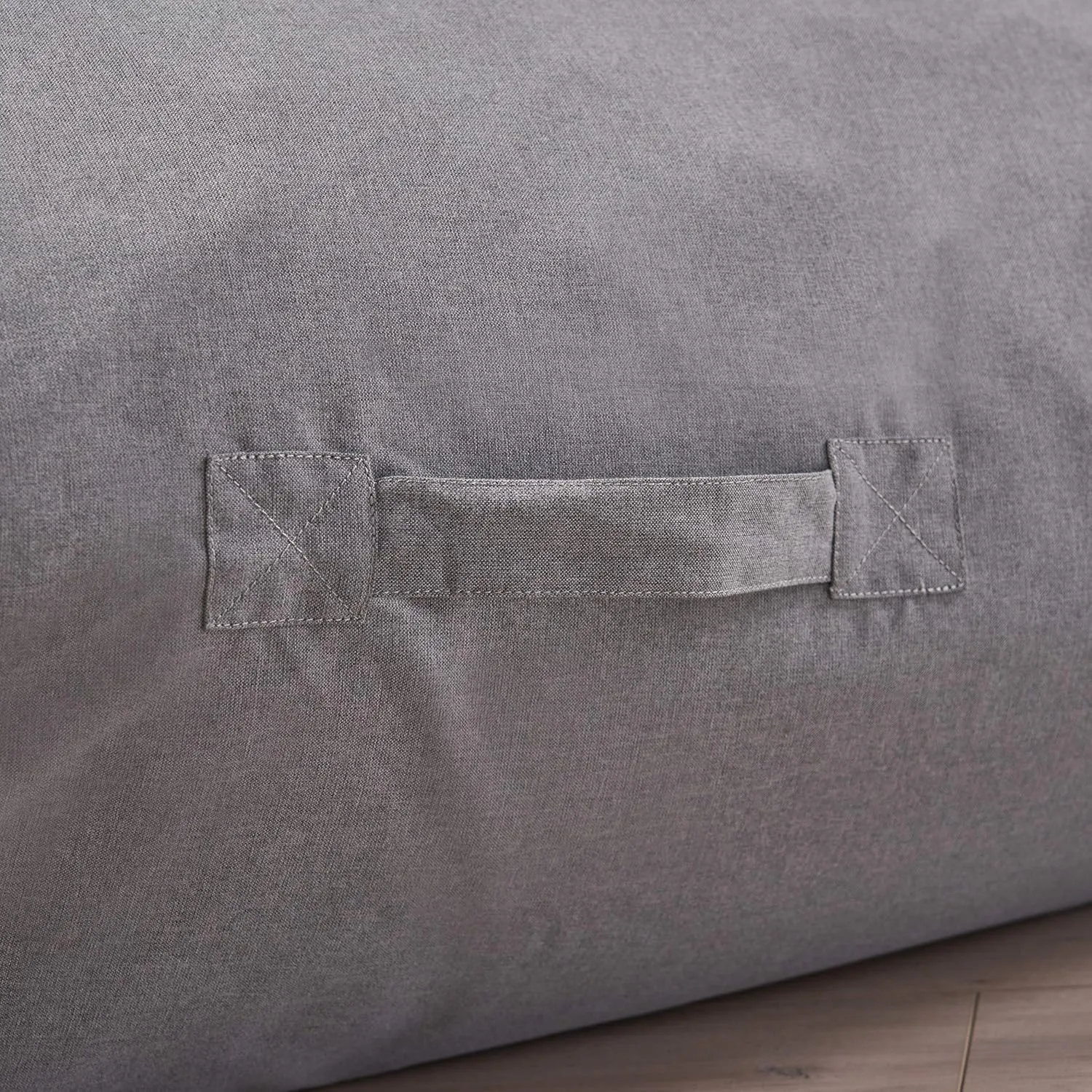 Christopher Knight Home Judith Indoor Water Resistant 6'x3' Lounger Bean Bag, Charcoal