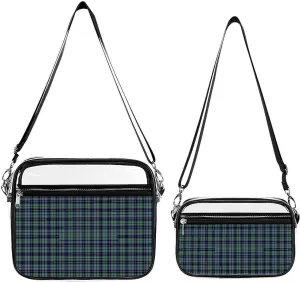 Clan Stevenson Tartan Transparent Cross Bag Two-piece Set