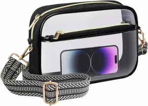Clear Bag for Stadium Events Approved Sports Concerts,See Through Clear Purses for Women Men Girls