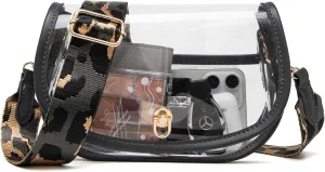Clear Crossbody Bag Stadium Approved for Women，clear Bags for Stadium Events,clear Purse for Concerts