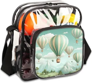 Clear Crossbody Purse Bag Clear Messenger Shoulder Bags See Through Transparent Purse