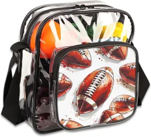 Clear Crossbody Purse Bag Clear Messenger Shoulder Bags See Through Transparent Purse