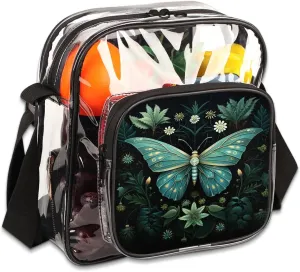 Clear Crossbody Purse Bag Clear Messenger Shoulder Bags See Through Transparent Purse