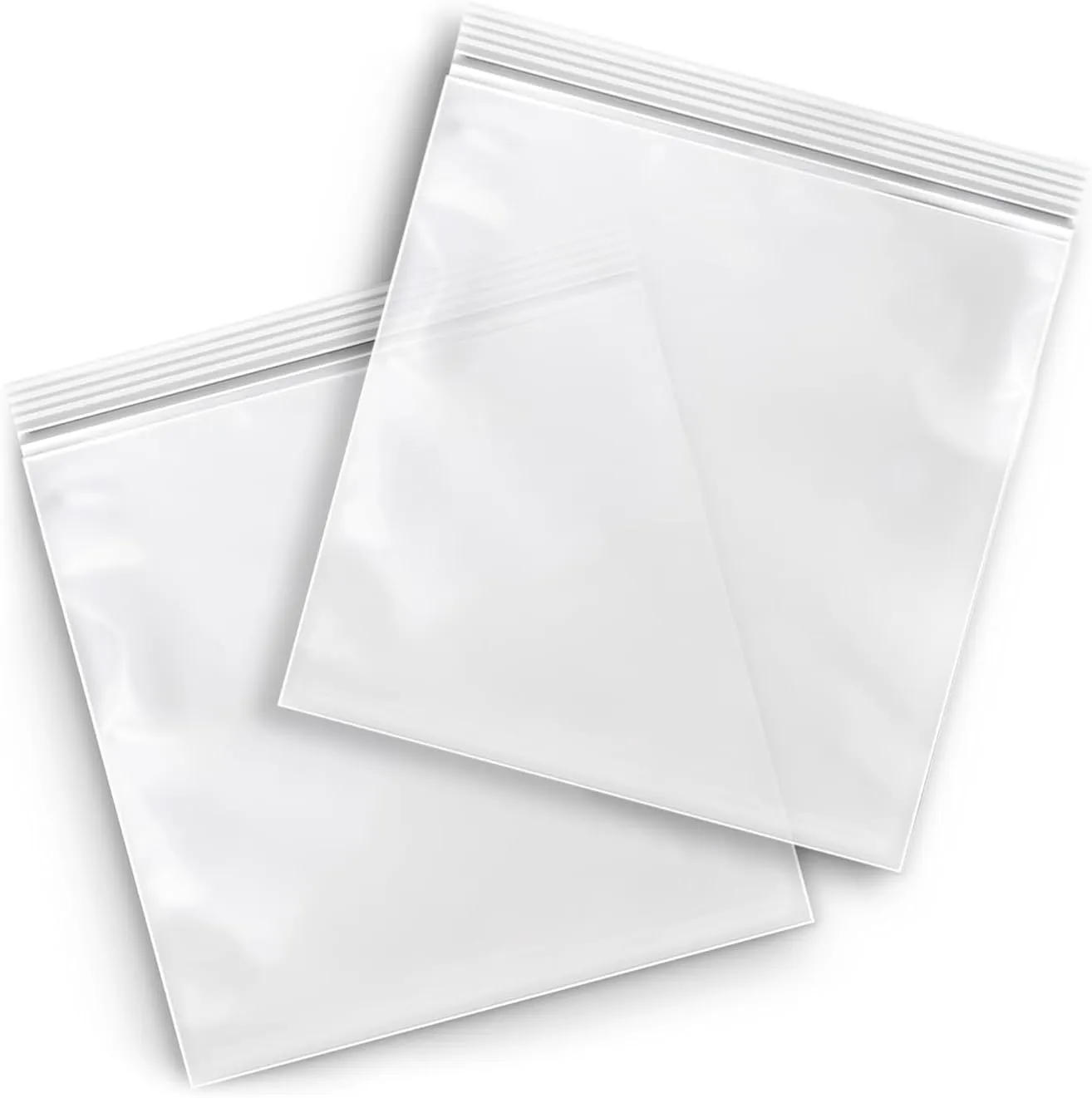 Clear Reclosable Water-Resistant Plastic Bag 18" x 20" 4 Mil 1000 Pieces