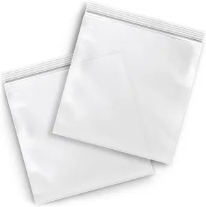 Clear Reclosable Water-Resistant Plastic Bag 18" x 20" 4 Mil 1000 Pieces