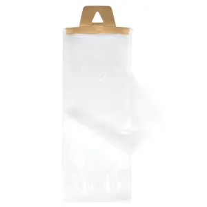 ClearBags LDPE Newspaper Bags, 9x21, Clear, 1000 Pack, Plastic Poly Bags for Newspapers, Packaging Sleeves for Flyers Catalogs, Perforated Tear Off, Protect Against Weather Bugs, .8 Mil, NPB1