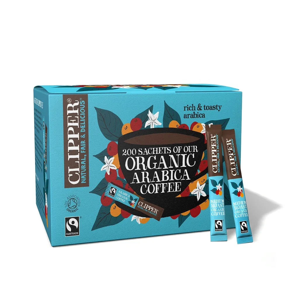 Clipper Fairtrade Organic Instant Coffee Sticks