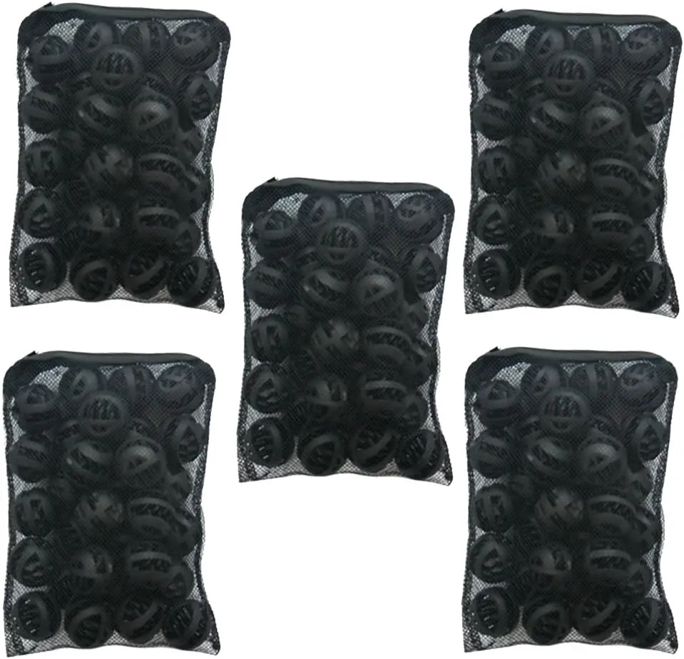 CNZ® 1.25-inch Bio Ball Filter Media for Aquarium Fish Pond Waterfall Fountain (5-Pack, 150pcs)
