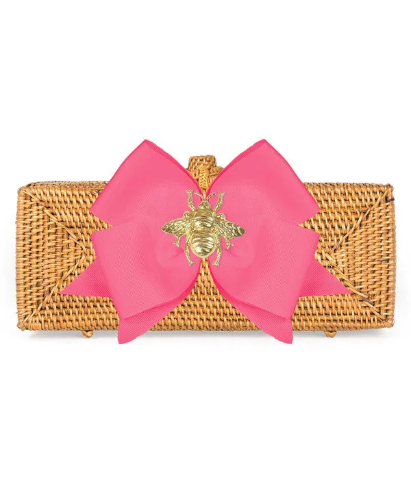 Colette - Hot Pink Fluffy Bow - Bee