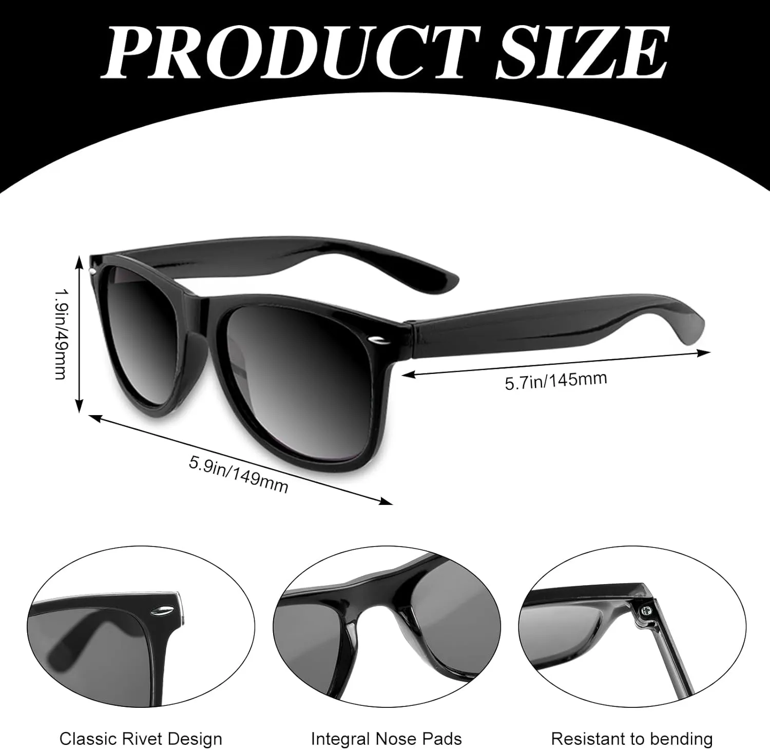 Colorful Party Sunglasses Bulk 20 Packs for Wedding Beach Summer Pool Party Supplies Goodie Bags Stuffers