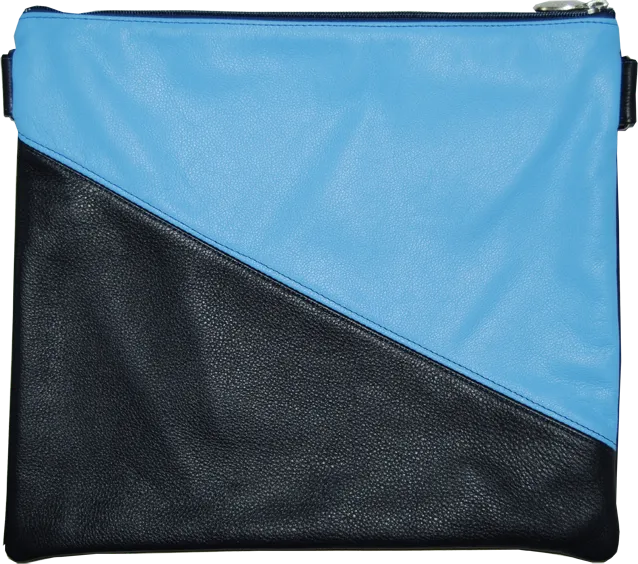 Contemporary Leather Tallis and Teffilin Bag Angle design