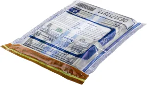 ControlTek TripLok 20" x 20", Clear, 50 Bags, Tamper-Evident Deposit Bags for Cash Handling & Valuables, Moisture, Heat and Cold Sensitive Ink, Tear-off receipt   Large Barcodes, 585064