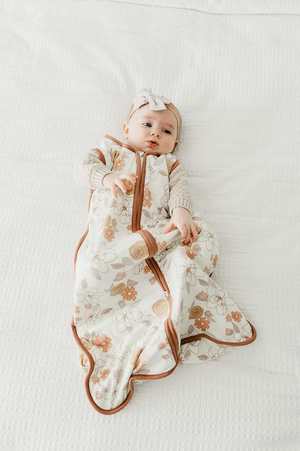 Copper Pearl Sleep Sack: Warm and Cozy Baby Bag in a Variety of Trendy Designs, Safe Alternative to Blankets, Sleeveless Baby Sleep Sack Swaddle Sizes Newborn to 24 Months - Ferra