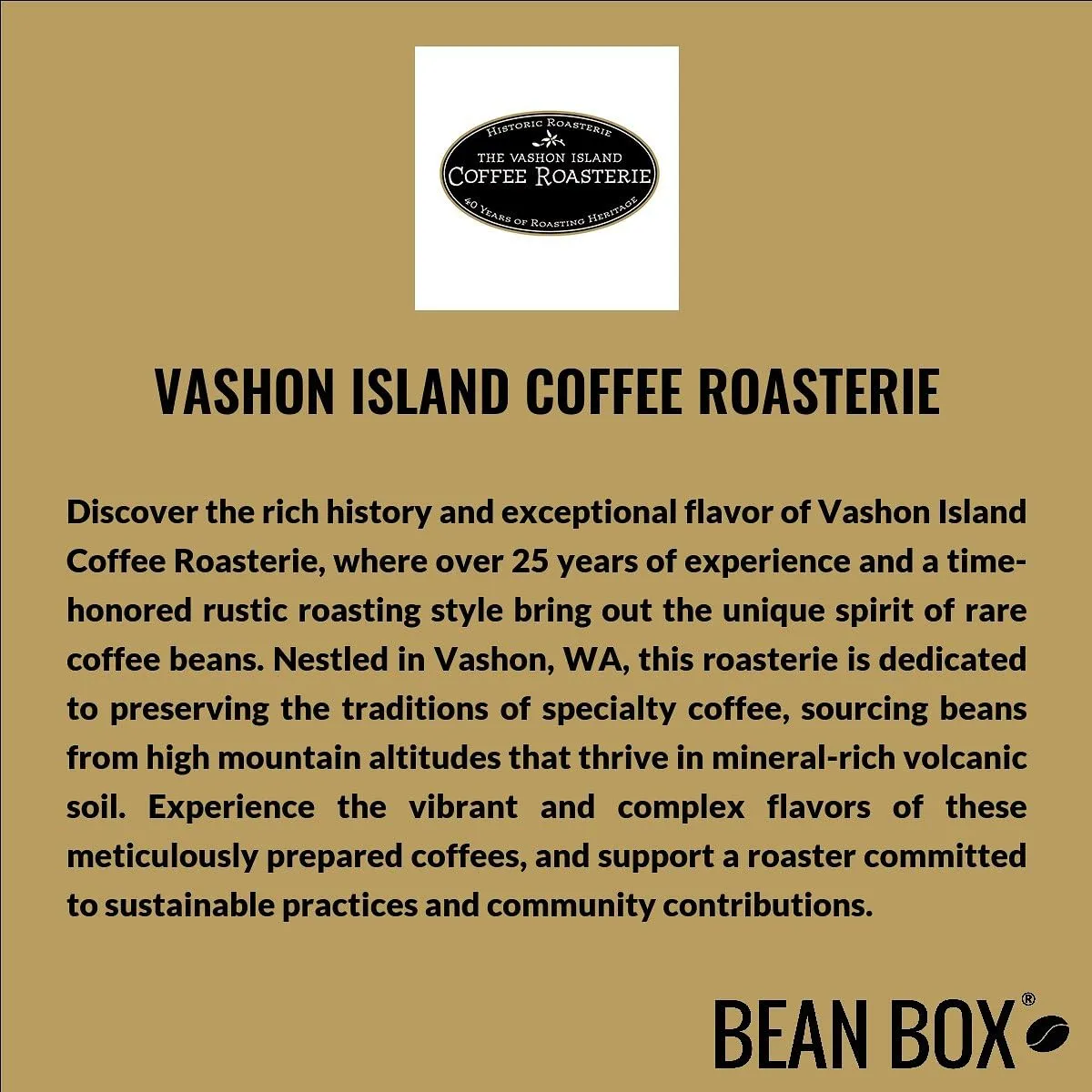 Costa Rica Reserve - Roasted by Vashon Island Coffee Roasterie - Whole Bean Coffee - 2 Pound Bag