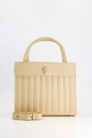 Cream Quilted bag