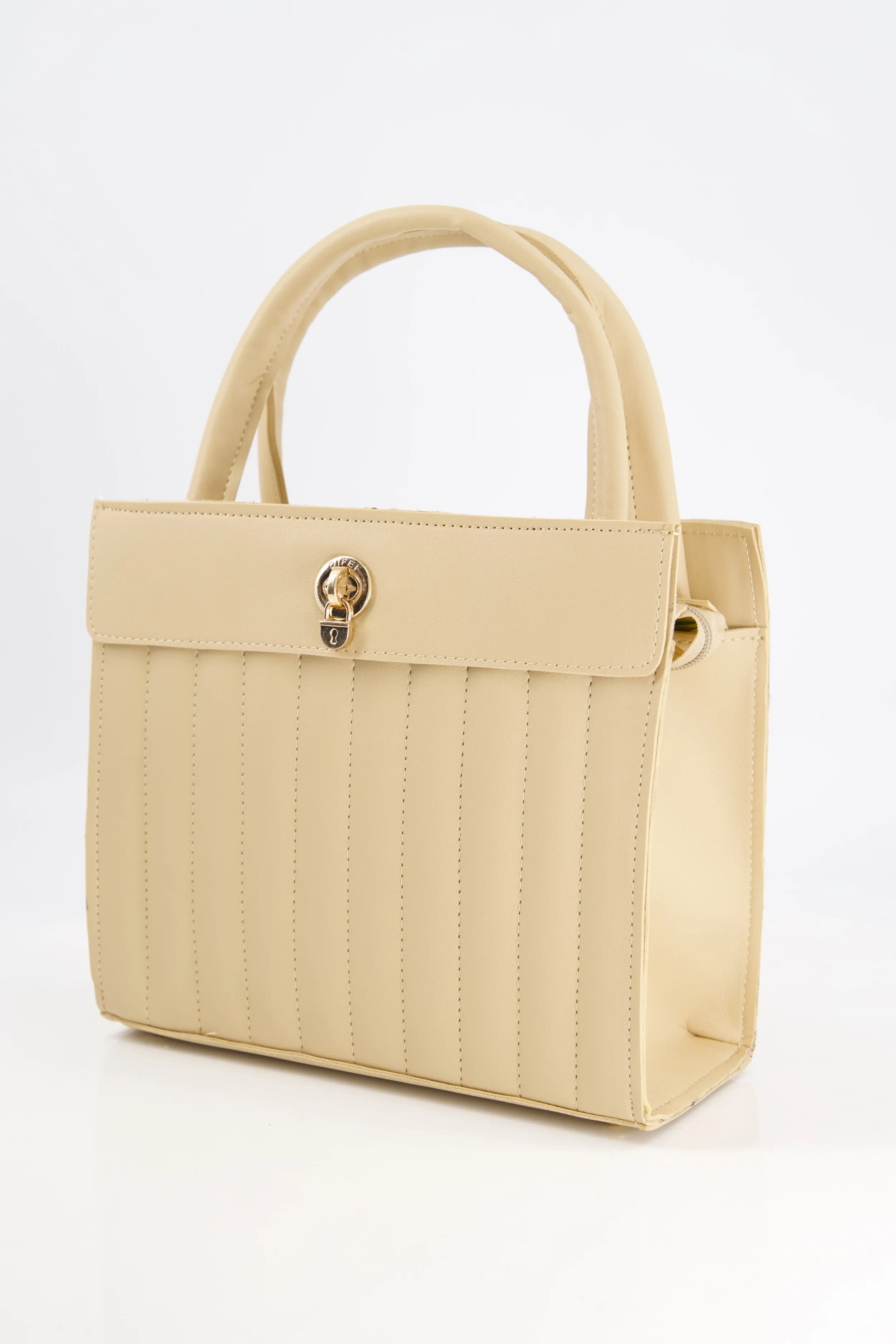 Cream Quilted bag
