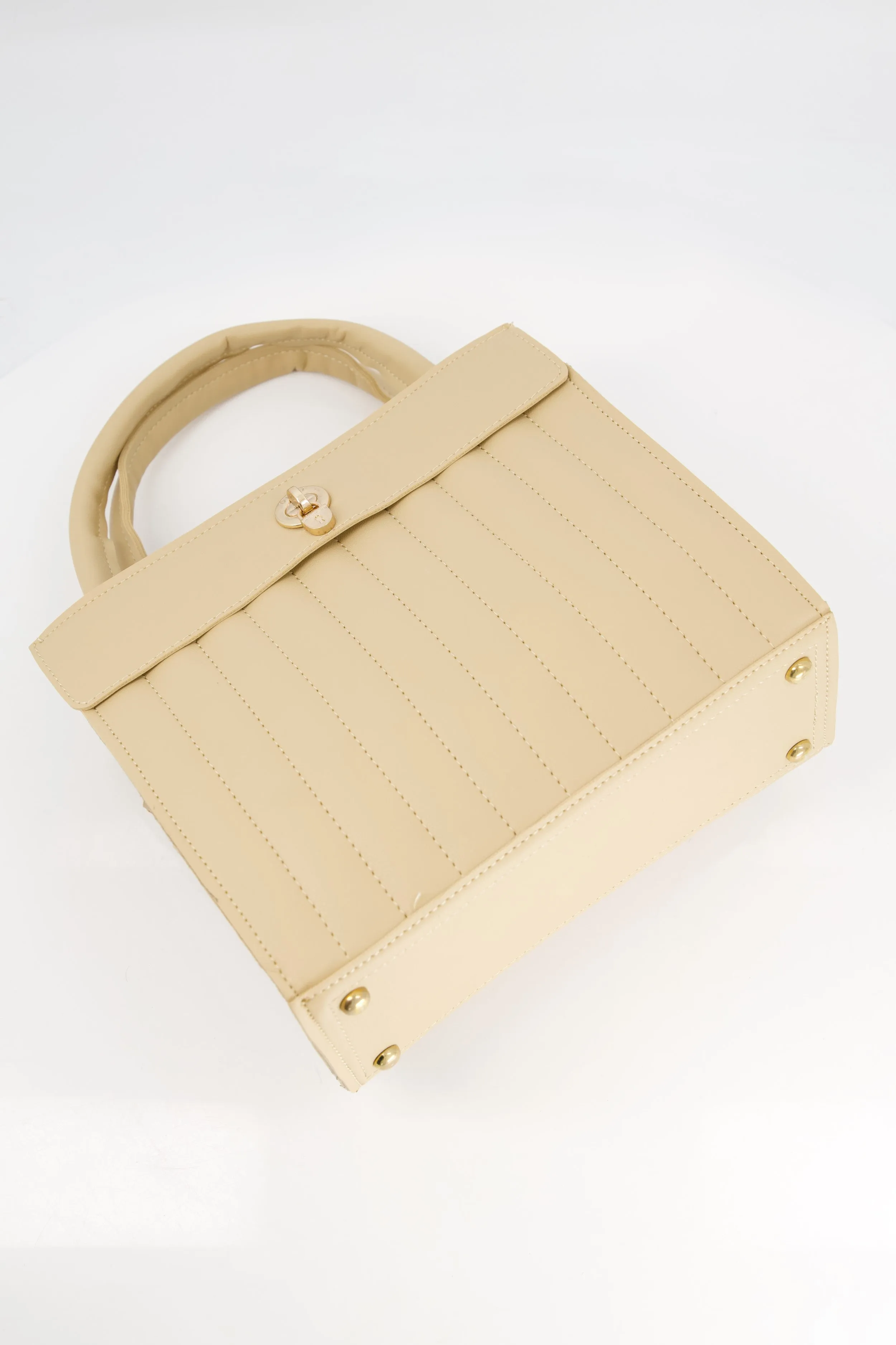 Cream Quilted bag