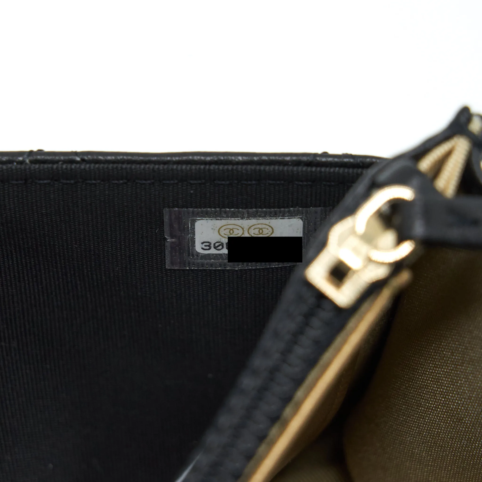 Crush Pearl Contemporary Chain Wallet Complete catalog Black Lambskin Chanel On