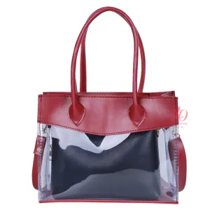 Crystal Maroon Shoulder Bag