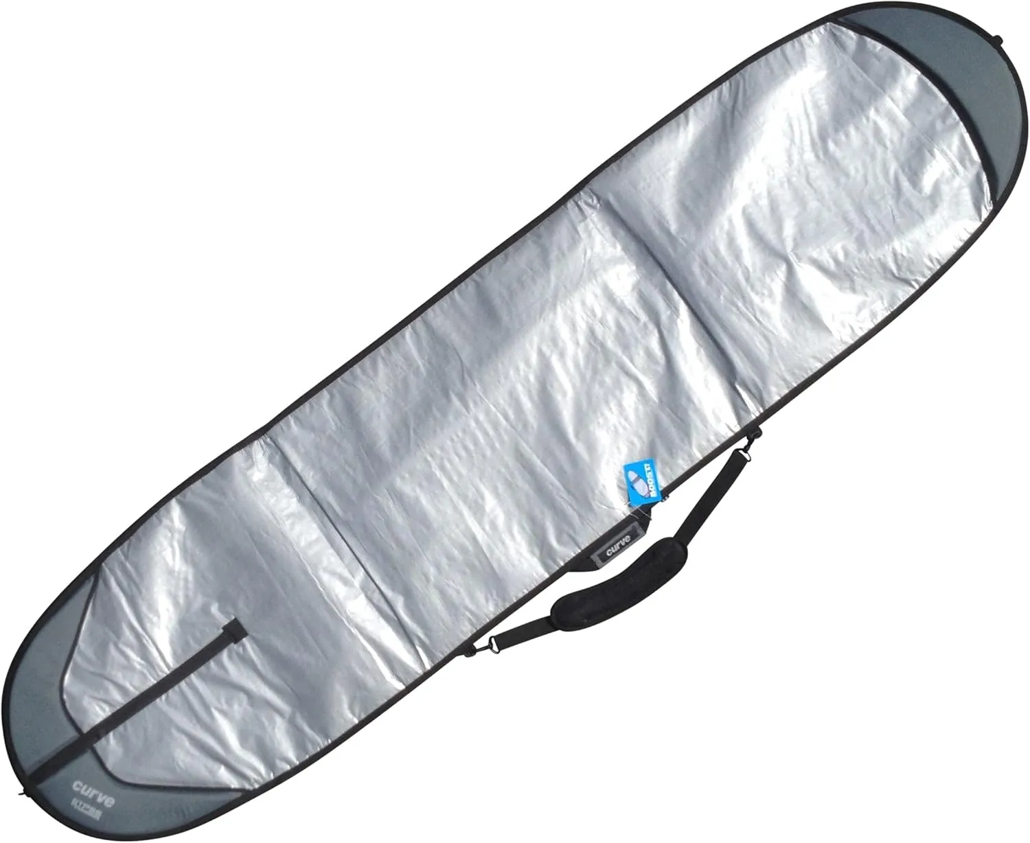 Curve Surfboard Travel Board Bag Longboard Single 7'6, 8'2, 8'8, 9'2, 9'6,10'2, 10'8, 11'2, 12'2 with 20mm Foam