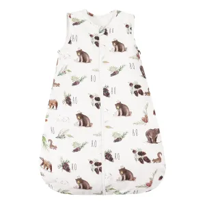 david's kids Baby Winter Sleep Sack 18-24 Months, 2.5 TOG Cotton Baby Wearable Blanket with 2-Way Zipper, Warm Sleep Sack for Unisex Boys Girls, X-Large Size, Animals