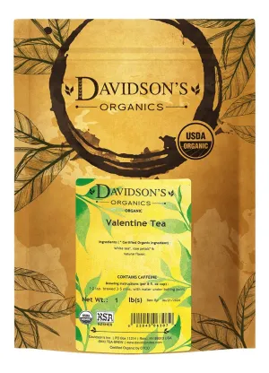 Davidson's Organics, Valentine Tea, Loose Leaf Tea, 16-Ounce Bag