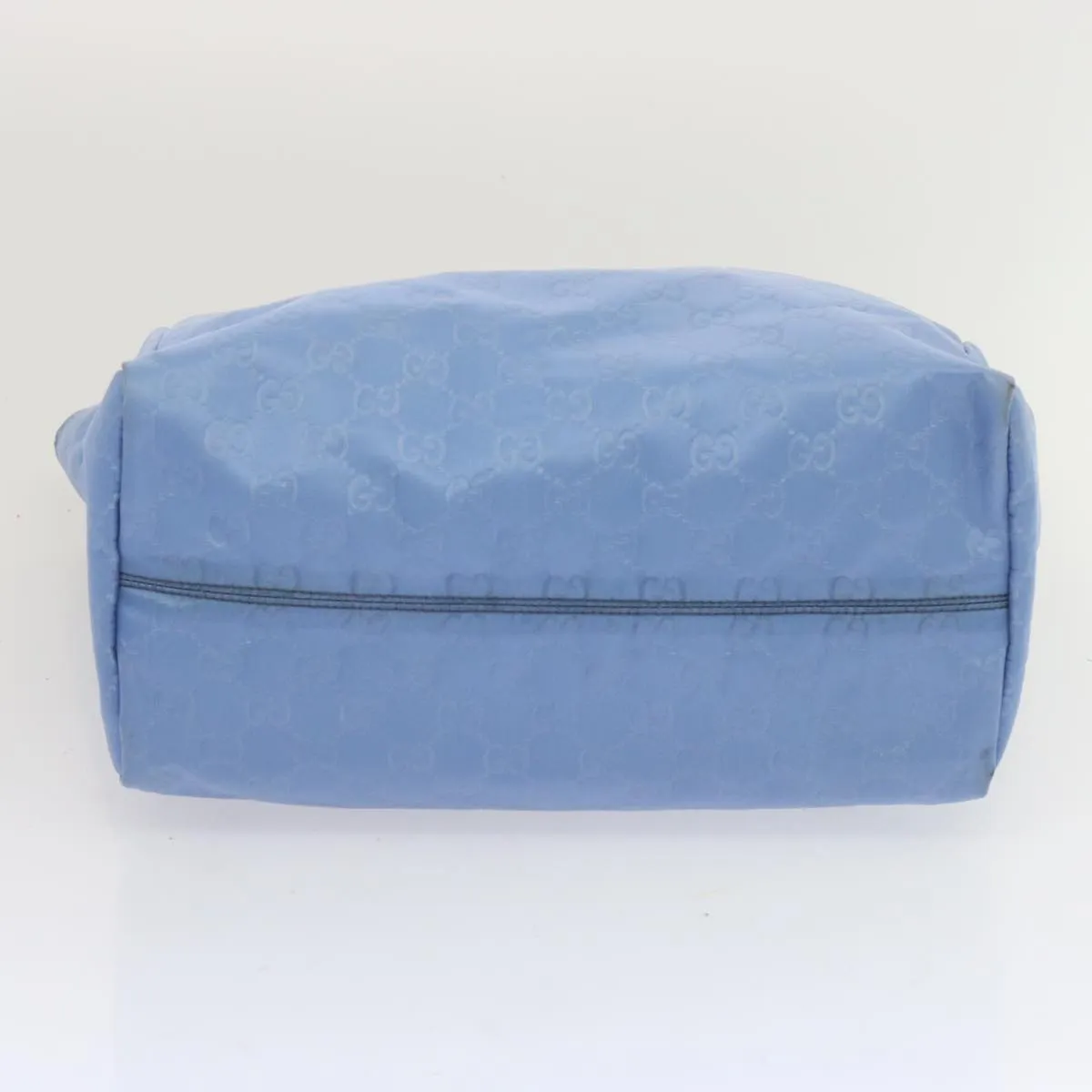 Detailed Vibrant Bag Tote GG Blue Canvas Gucci