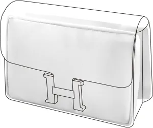 DGAZ Bag Pillow Shaper Insert for Luxury Handbags, Silky Pillow Shaper for Hermes Constance 19/New19/24/New24 Bags（C19,White）