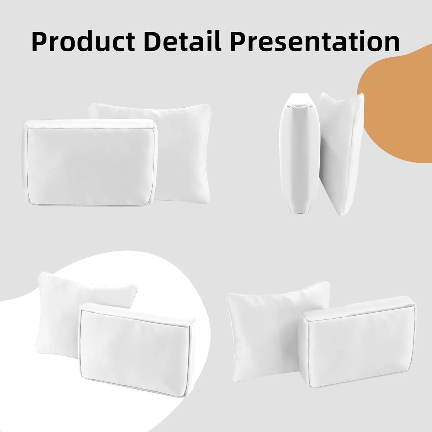 DGAZ Purse Pillow Insert for Hermes Roulis bags, Memory Foam, Silky Pillow Shaper for Luxury Handbags(White,Roulis18)