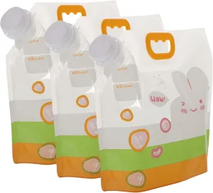 Didiseaon 3Pcs Capacity Sealing Food Storage Bags Transparent Grain Storage Pouches with Hollow Handle for Rice Cereal and Kitchen Organization
