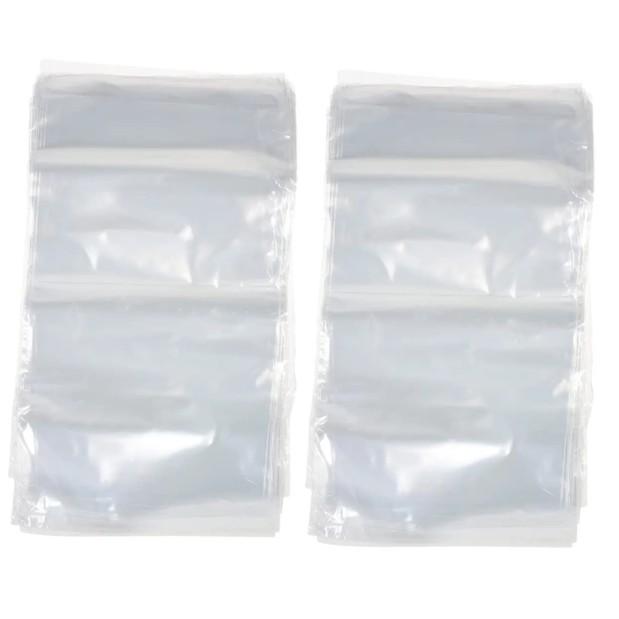 DOITOOL 2sets Heat Shrink Film Bags Sealing Packaging Bag Soft High Transparency Shrinkage Cellophane 200pcs*2
