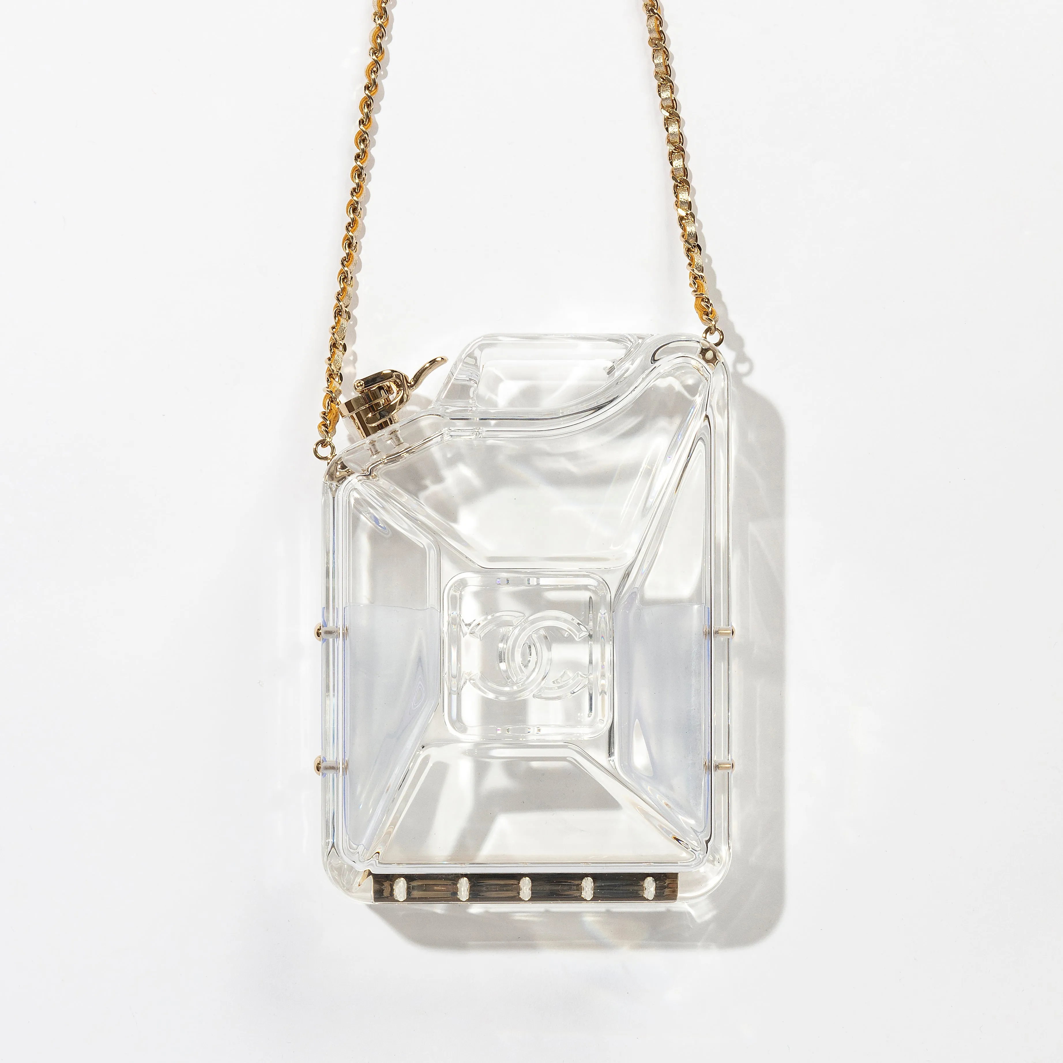 Dubai Tank Transparent Minaudiere Clutch Bag