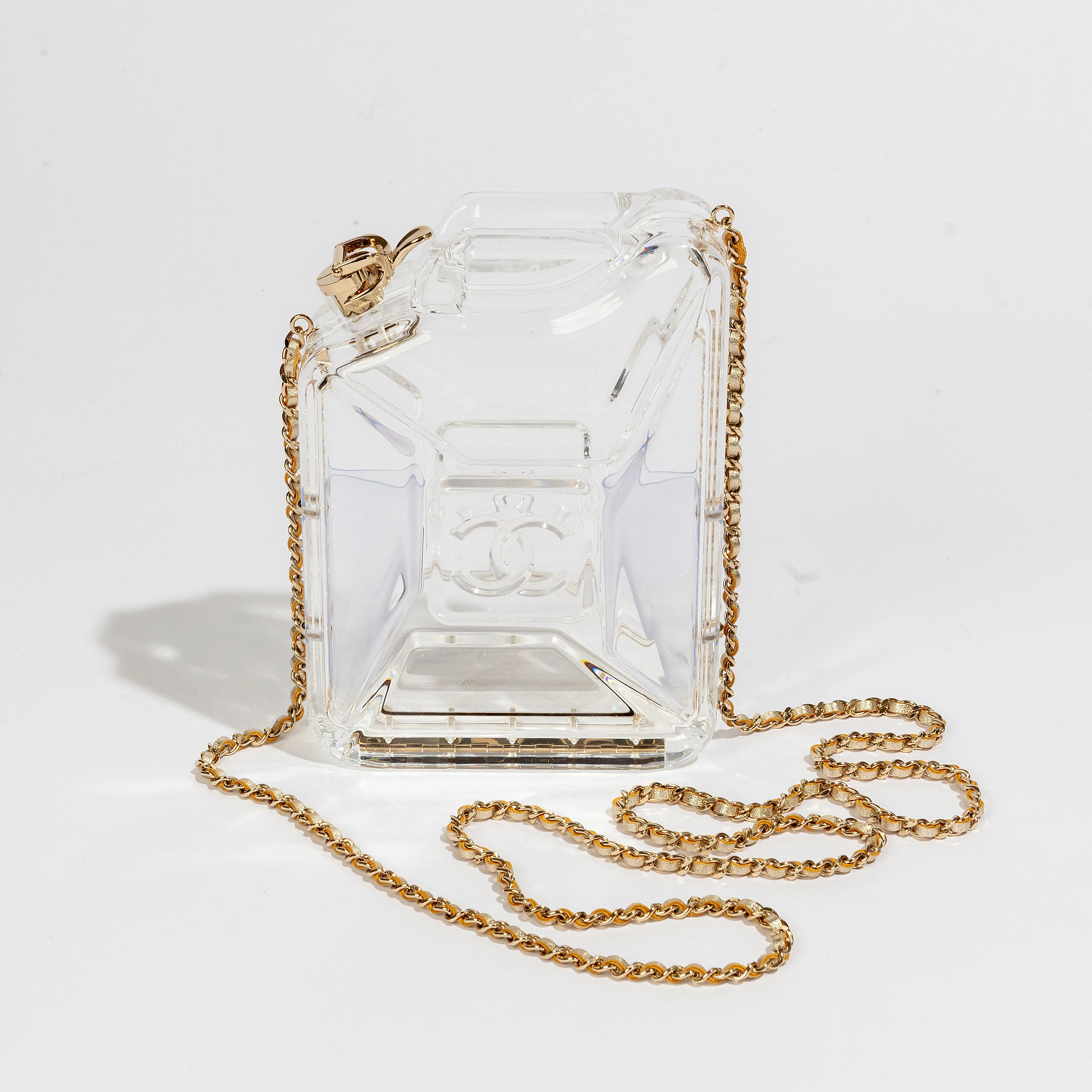Dubai Tank Transparent Minaudiere Clutch Bag