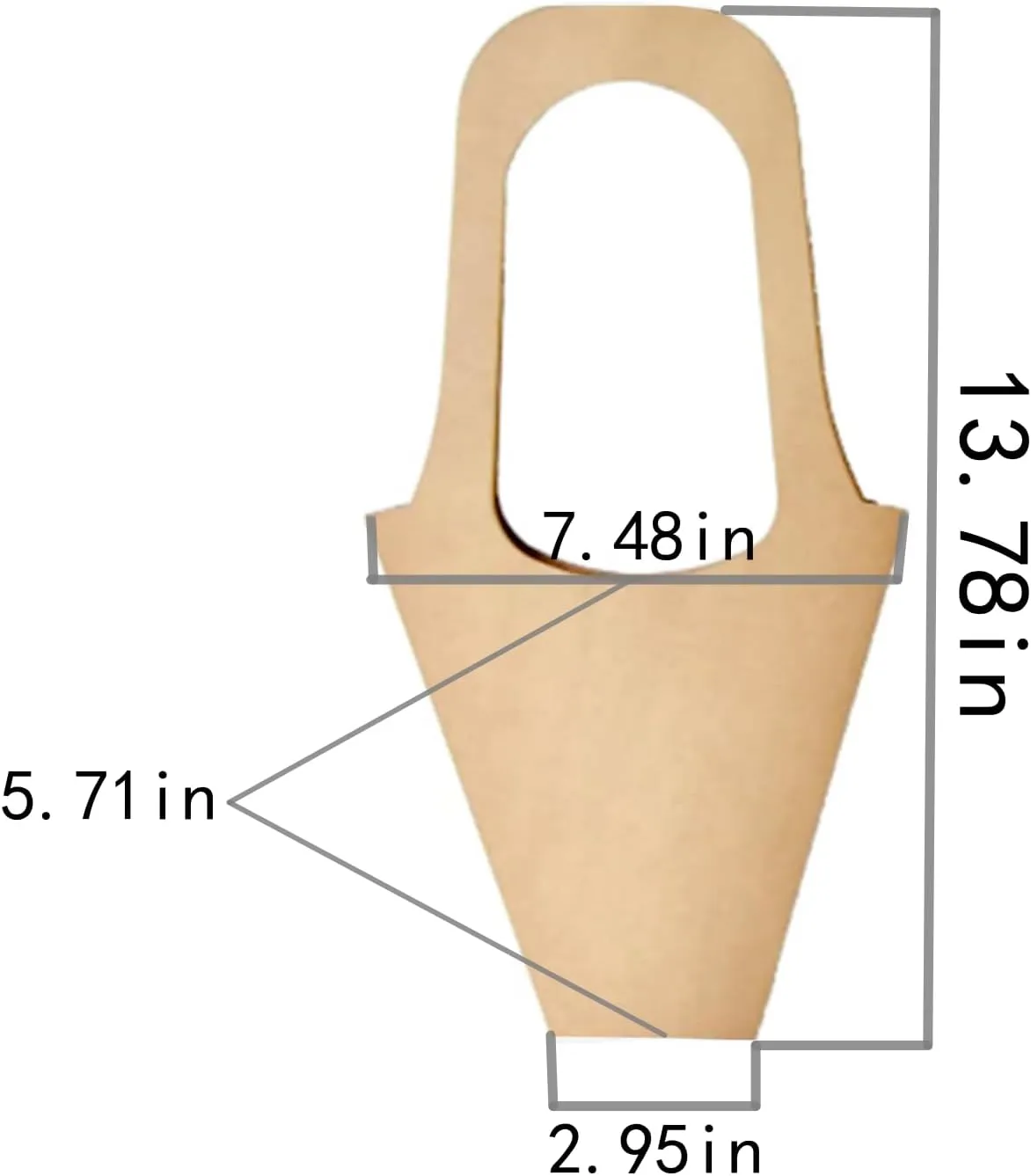 Enorteen 30 Pcs Kraft Paper Flower Wrapping Paper Gift Bags Bouquet Gift Bags with Handle Bouquet Gift Bags Floral Gift Bags for Thanksgiving Birthday Wedding Party Favors