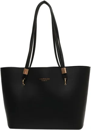 Epsion Tote Bags for Women Vegan Leather Shoulder Bag Underarm Purse Soft Casual Handbag Ladies Travel 2025