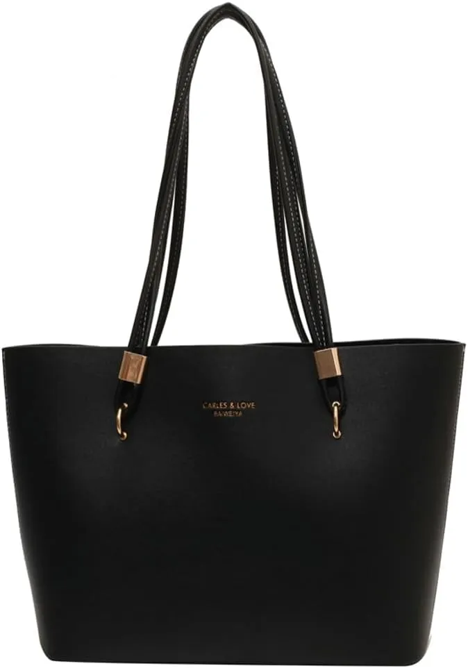Epsion Tote Bags for Women Vegan Leather Shoulder Bag Underarm Purse Soft Casual Handbag Ladies Travel 2025