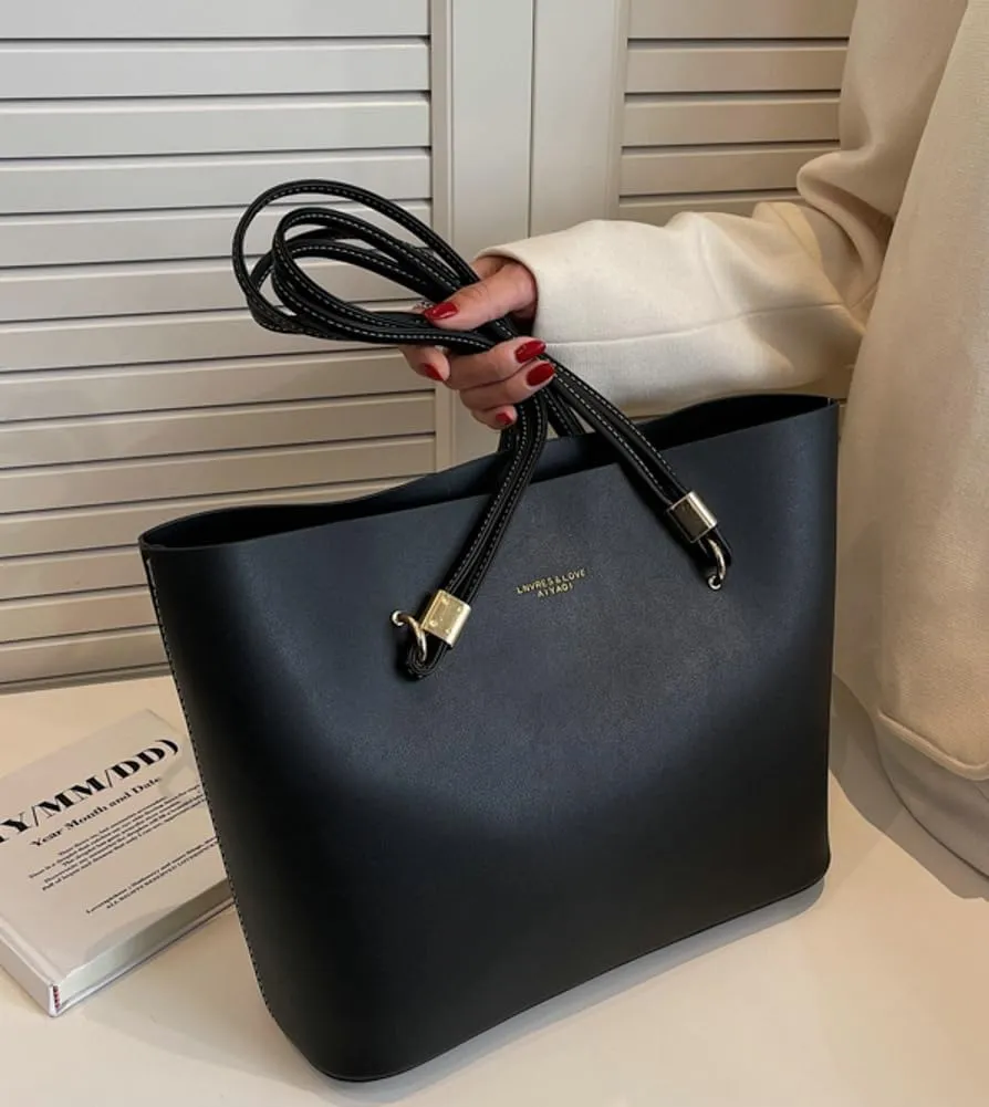 Epsion Tote Bags for Women Vegan Leather Shoulder Bag Underarm Purse Soft Casual Handbag Ladies Travel 2025