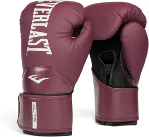 Everlast Elite 2 Boxing Gloves, Pro Training Gloves for Men and Women, Secure Fit Hook and Loop Closure & Ventilation, Heavy Bag & Speedbag Training.
