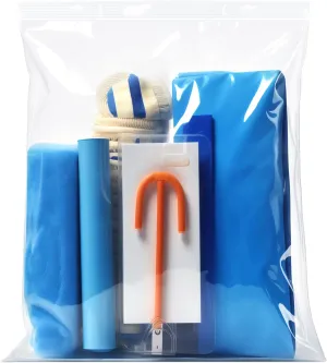 Extra Large 5 Gallon Storage Bags, Clear Freezer Bags 18" x 24", Heavy-Duty Reusable Plastic Bag for Clothes, Traveling, Moving, BPA-Free, 3-mil Thick (Pack of 25)
