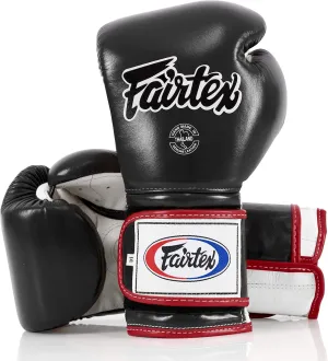 Fairtex BGV9 Muay for Professional Boxers & Trainers |Mexican Style Glove for Hard Hitters | MMA Gloves for Martial Arts|Light Weight & Shock Absorbent Boxing Gloves