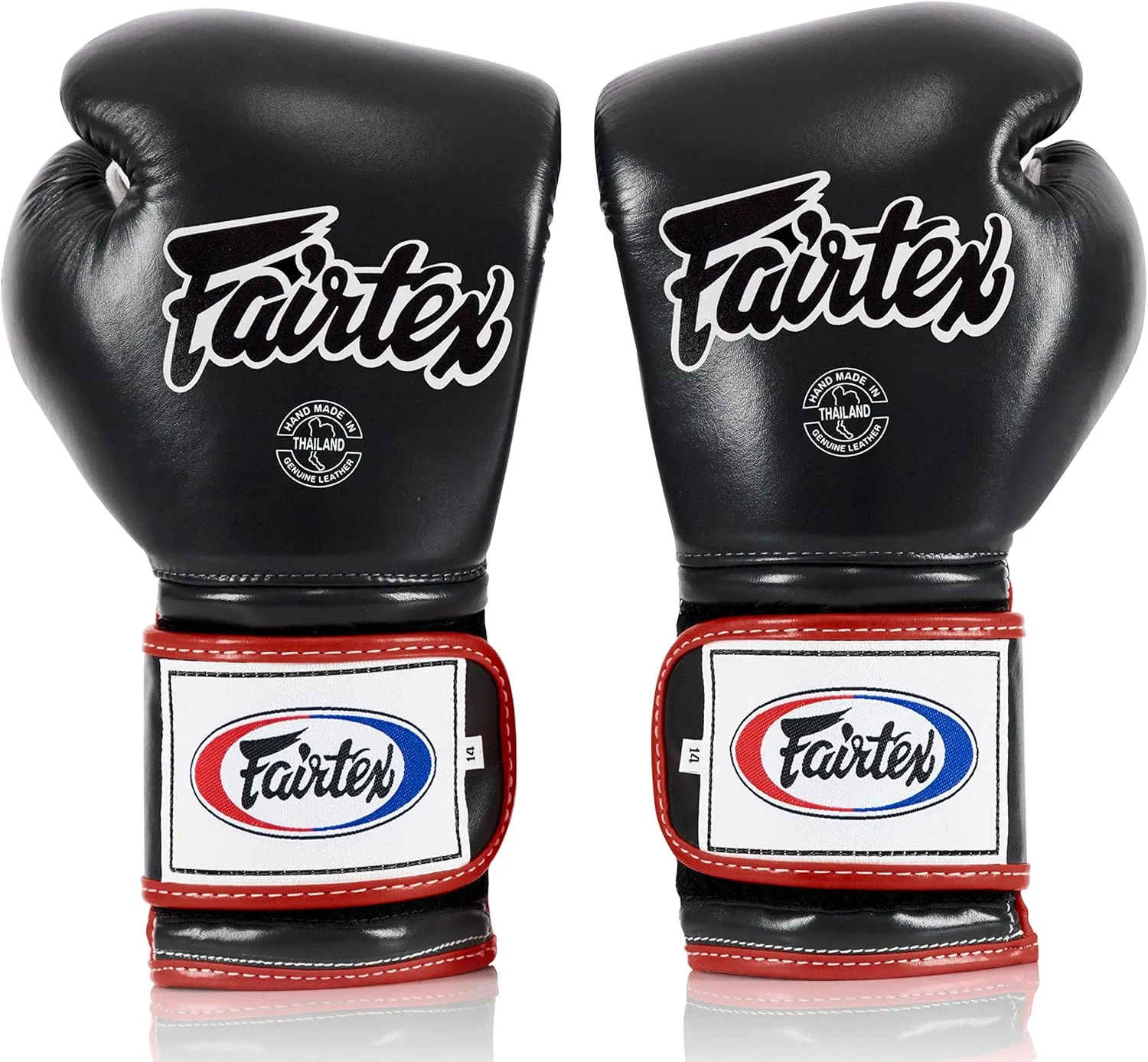 Fairtex BGV9 Muay for Professional Boxers & Trainers |Mexican Style Glove for Hard Hitters | MMA Gloves for Martial Arts|Light Weight & Shock Absorbent Boxing Gloves