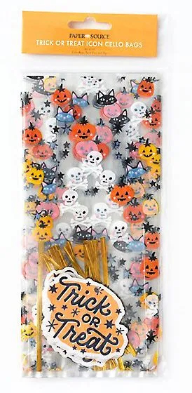 Fall Leaves Cellophane Bags