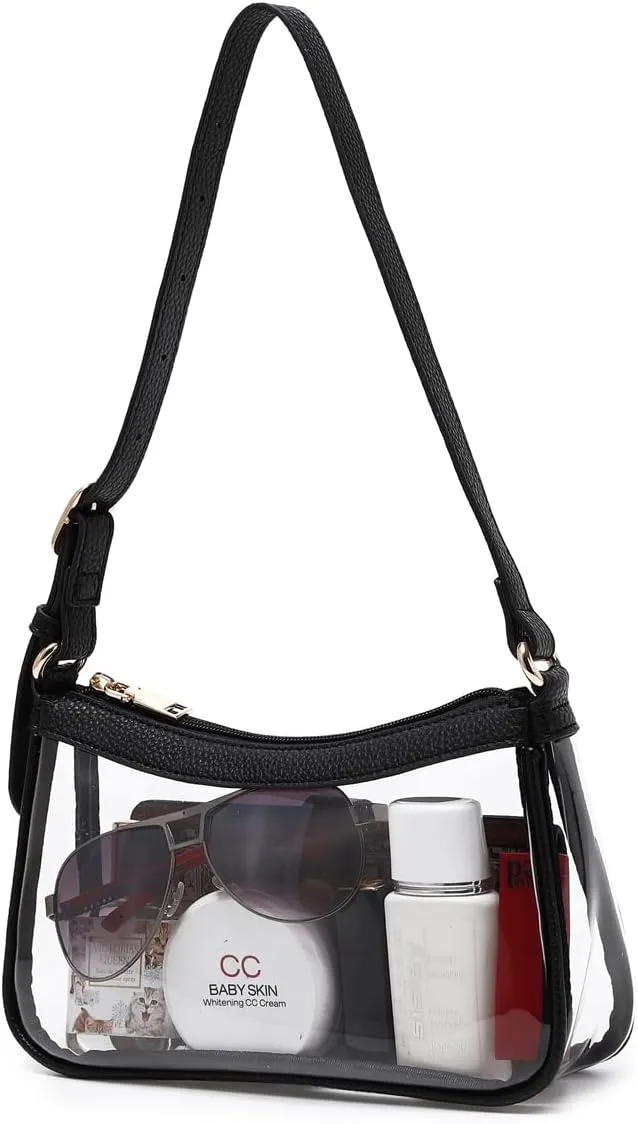 Fashion Clear Purse Handbag for Concert and Working Stadium Approved PVC Clear Bags